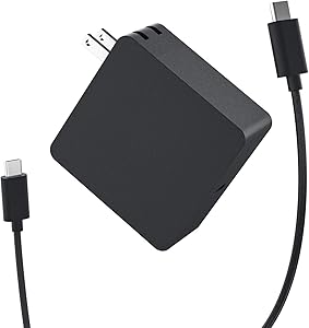 Mackertop 65W USB-C AC Charger Fit for Lenovo IdeaPad Flex 5 5-14ARE05 5-14IIL05 5-15IIL05 ThinkBook Plus, ThinkBook 13S 14 14S 15 13S-IML 14S-IML 14-IML 15-IML 14-IIL Laptop Power Supply Adapter Cord