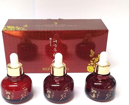 Amazon Yedam Yunbit 紅参人参血清3個セット 30ml 3ea Red Ginseng Jin Yul Serum Set Of 3 30ml X 3ea 保湿 美白 引き締め 高麗人参エキス Moisturizing Whitening Firming Red Ginseng Extract 韓国化粧品 Korean Cosmetics 並行輸入品