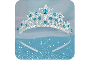 SWEETV Princess Tiara for Little Girls,Tiara Crown Headband Birthday Party Prom Costume Accessories Gift Toddler Kids Baby