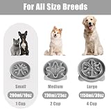 TOKAYIFE Slow Feeder Dog Bowl Small 16cm Grey Anti-Choking Puzzle view 6