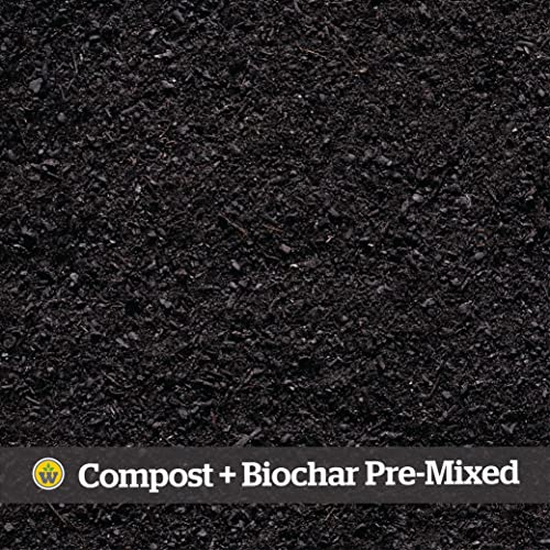 Wakefield Compost + Biochar with Mycorrhizal Fungi Premium Aged Organic Compost with