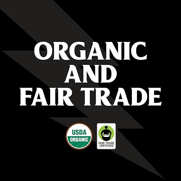 DEATH WISH COFFEE CO., ORGANIC AND FAIR TRADE MEDIUM ROAST GROUND COFFEE, 16 OUNCE (PACK OF 1)