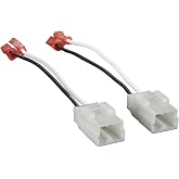 Metra 72-6514 Speaker Harness for Select Chrysler/Dodge Vehicles | Plugs into factory connectors, no cutting or splicing, simplifies aftermarket audio upgrades, OEM-style wire adapter design