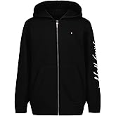 Tommy Hilfiger boys Long Sleeve Fleece Full Zip Hoodie With Front Pockets