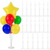 Viorawhite 20 Sets Balloon Stands Kit Balloon Sticks with Base for Table | Balloon Stands for Table Centerpieces Floor, Holders for Birthday Baby Shower Gender Reveal Party Decorations