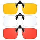 VIEWBETTER 3 Pack Clip On Blue Light Blocking