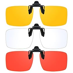 VIEWBETTER 3 Pack Clip On Blue Light Blocking