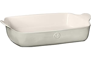 Emile Henry 13" X 9"/4.7 qt Large Rectangular Baker - Modern Classics Collection | Pearl Gray