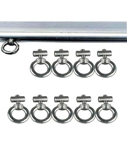 Kederstopper, stopper voor rails, voortent, stopper, roestvrij staal, accessoires voor caravans, camper, boot, 2 stuks