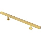 Lew's Hardware Bar Series - Solid Brass Cabinet Knobs and Pulls (6" Centers/10-1/2" Overall)