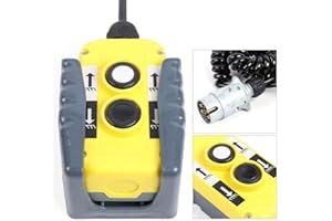 DNYSYSJ 4 Wire Dump Trailer Remote Control Switch for Double-Acting Hydraulic Pumps 12V