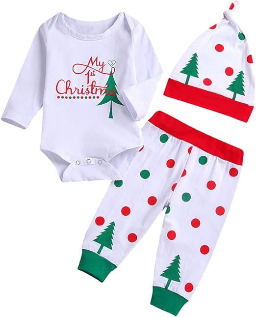Elyseeseny Tenue de Noel Bebe Garcon Fille 0 3 6 9 12 18 24 Mois | Mon