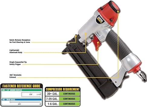 Central Pneumatic 68019 Finish Nailers product image 3