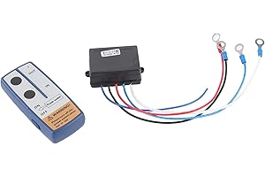 Cryfokt Wireless Electric Winch Remote Control System Suitable for 8000lbs-17500lbs Winches for Offroad Vehicle Enthusiasts,B