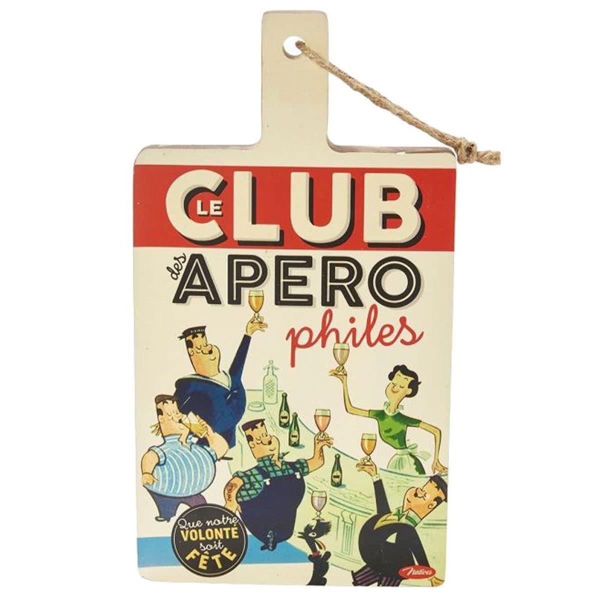 Wood chopping board The Apérophiles Club