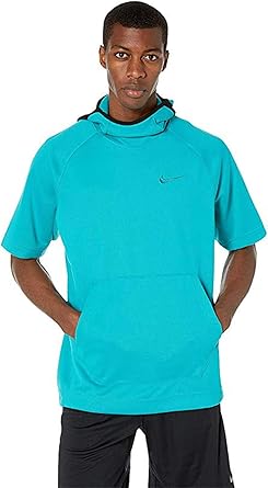 nike men's spotlight short sleeve basketball hoodie