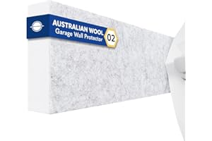 Garage Planet WP02 Garage Wall Protector Car Door Protectors, Designed in Australia (White, 4 Pack)