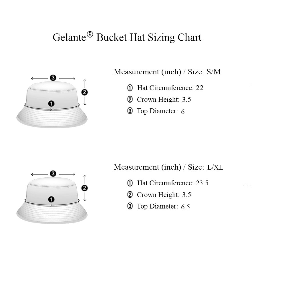 bucket hat measurements