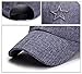 Panegy Stylish Cotton Outdoor Cap Star Embroidery Trucker Hat Hiphop Hat Baseball Cap