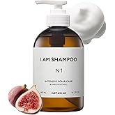 JUST AS I AM Shampoo N1 (16.2 fl oz) – Squalane Moisturizing Shampoo for Balanced Scalp, Soft Hair Feel, and Daily Hydration Care