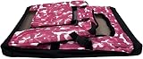 HugglePets Foldable Fabric Pet Crate Carrier Pink Camo Large 70x52cm view 4