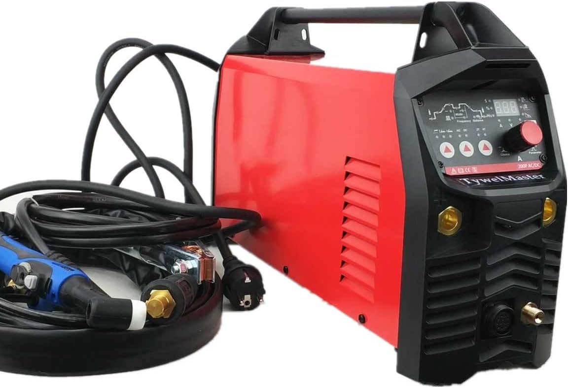Aluminium Welder, ACDC TIG Welding Machine 200A, Digital Control AC/DC Pulse TIG/MMA CE Approved