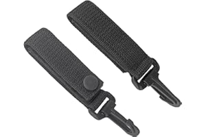 ZGJINLONG Duty Belt Nylon Keepers Tactical Gear Clip Holder Key for 2" Law Enforcement Police Belt Accessories Military Molle Hook