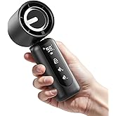 AGEYOU Portable Handheld Mini Fan,Speed(1-100) Adjustable Turbo Personal Fan,4000mAh Battery Rechargeable,AI Digital Display,Gifts for Women Men Camping Travel Summer Outdoor