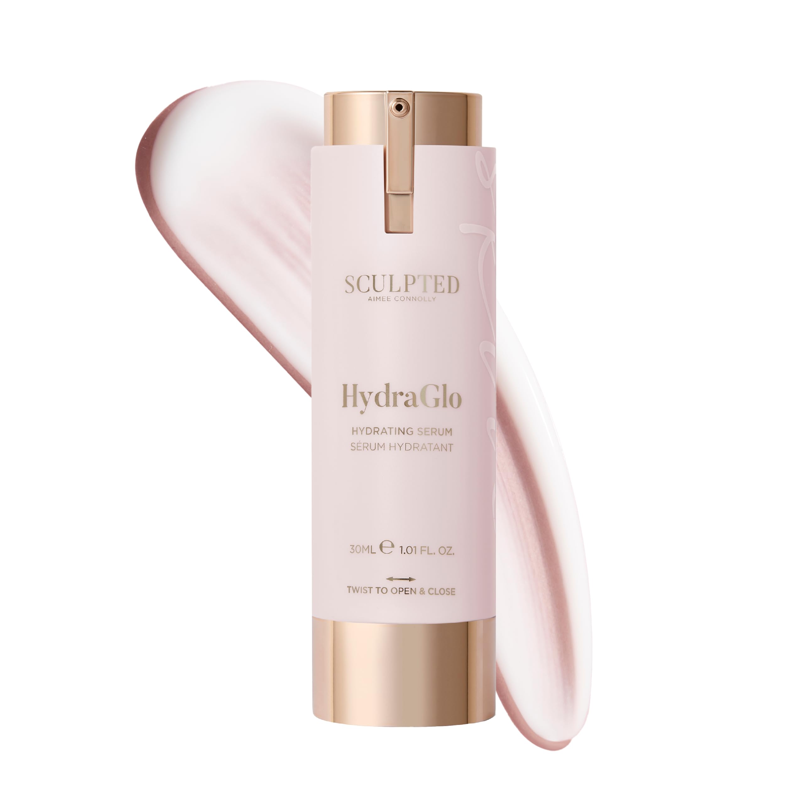 HydraGlo Serum from Sculpted by Aimee 30ml - Vegan, Cruelty-Free Hydrating Face Serum for Soft, Glowing Skin