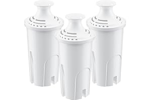 WSKFDTI Water Filter Replacement for Brita Water Pitchers and Dispensers, Classic 35557, Ob03, Mavea 107007 and More, Reduce Chlorine and Bad Taste, Lasts Two Months or 40 Gallons, Includes 3 Filters