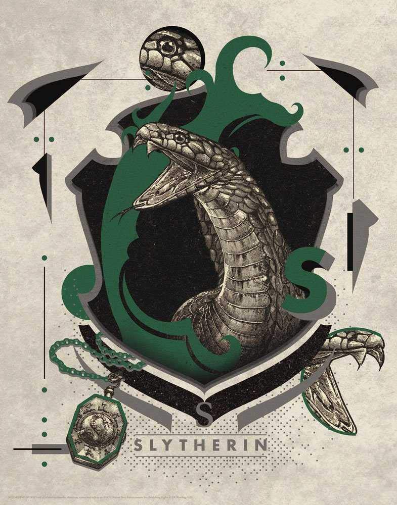 Harry Potter Limited Edition Slytherin 14x11" Art Print
