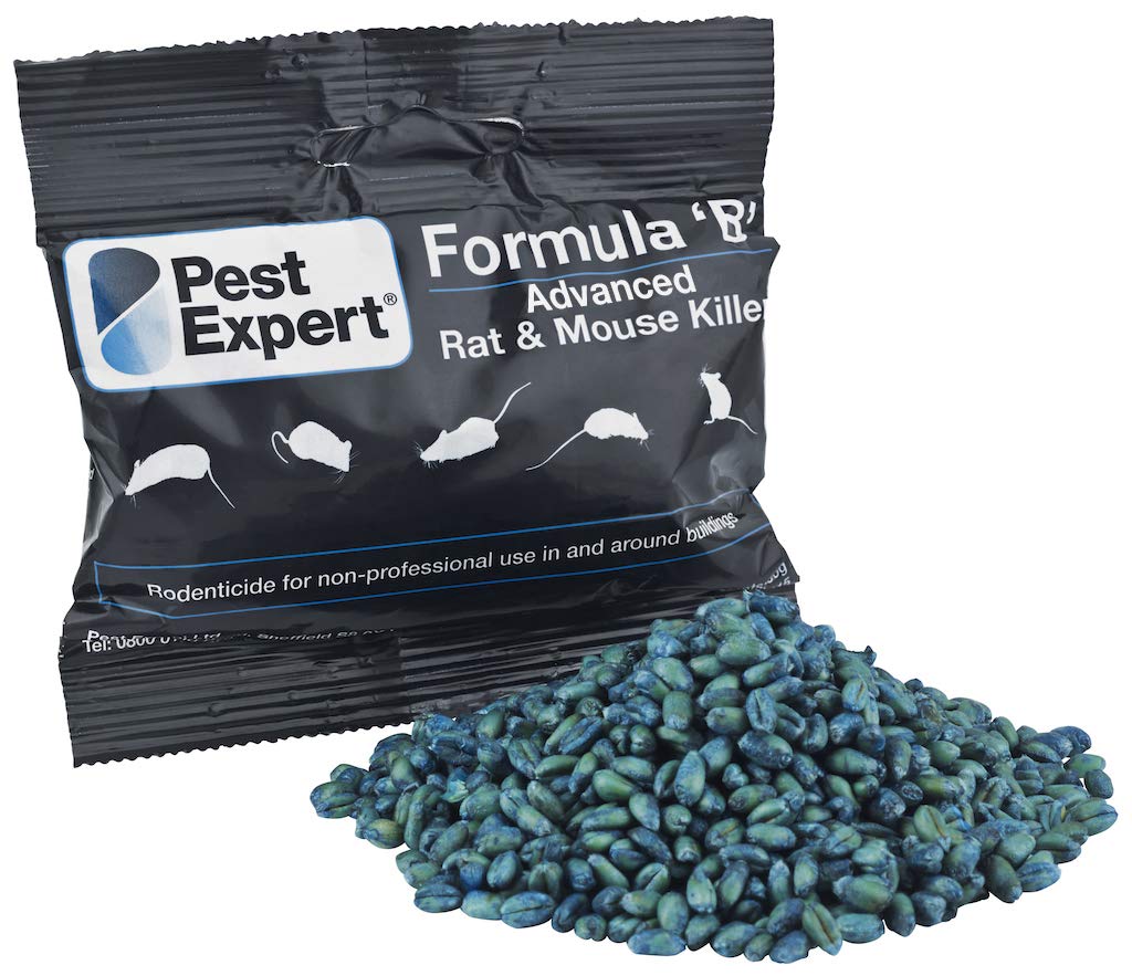 Pest Expert Formula ‘B+’ Advanced Rat & Mouse Killer Poison 3kg (30 x 100g) Strongest Maximum