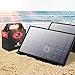 Paxcess Foldable 50W Solar Panel Charger for Suaoki Portable Generator / 8mm Goal Zero Yeti 100/150/400 Power Station/Paxcess Battery Pack/USB Devices, with 3 USB Ports