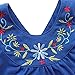 iiniim Baby Girls 3PCs Flower Outfit Headband + Vest Top + Shorts Clothes Set Blue 9-12 Months