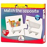 Puzzle Games For Toddlers Make a Match Opposite Puzzle Puzzle for Kids - Ages 24 + Months - Educational Toys Puzzle For Kids