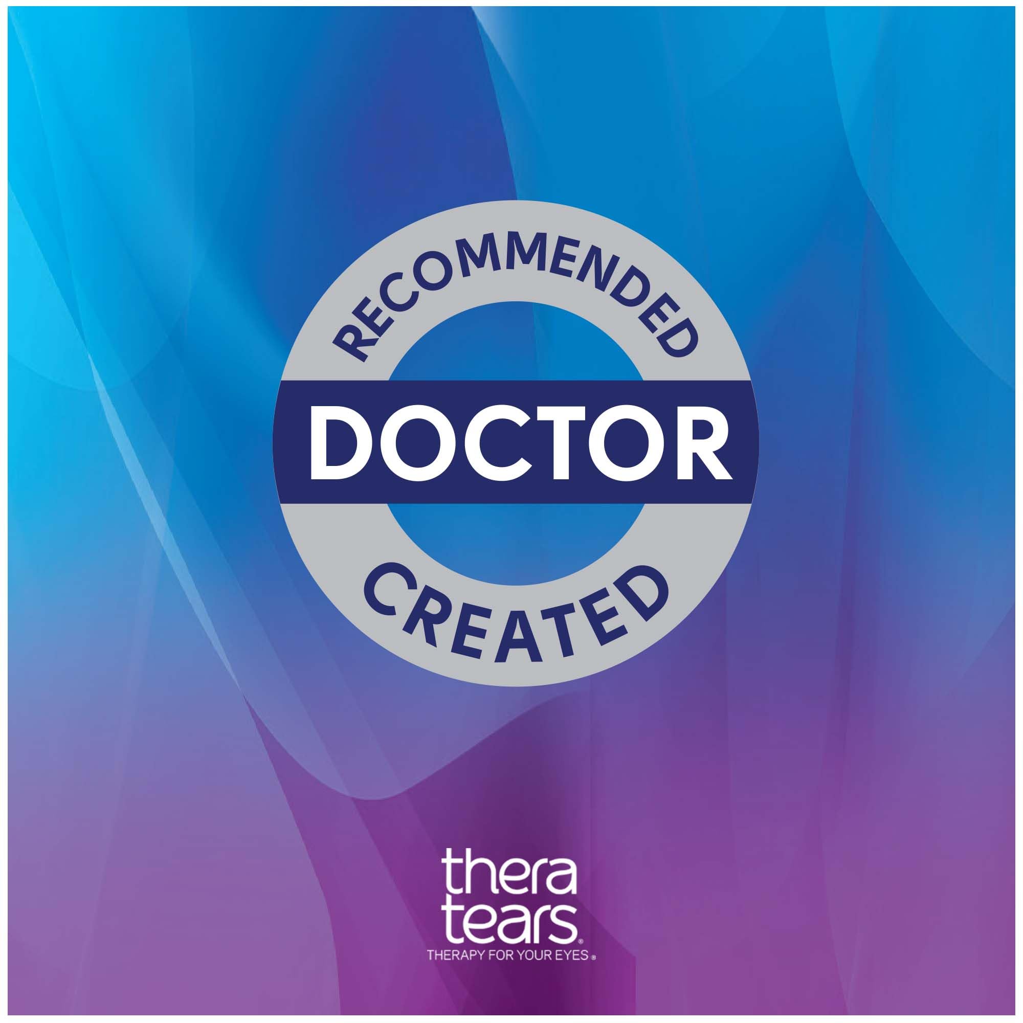 TheraTears Dry Eye Therapy Lubricating Eye Drops for Dry Eyes, Preservative Free eye drops, 30 Single-Use Vials (Pack of 3)