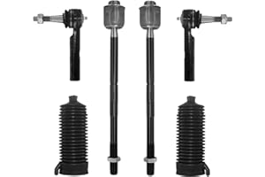 HAWK BROTHER 6Pcs Tie Rod End Kit, Front Inner Outer Tie Rod End With Boots compatible with 2007-2014 Chevrolet Silverado Tahoe Suburban, 2007-2013 Gmc Sierra 1500 Yukon XL 1500 Yukon