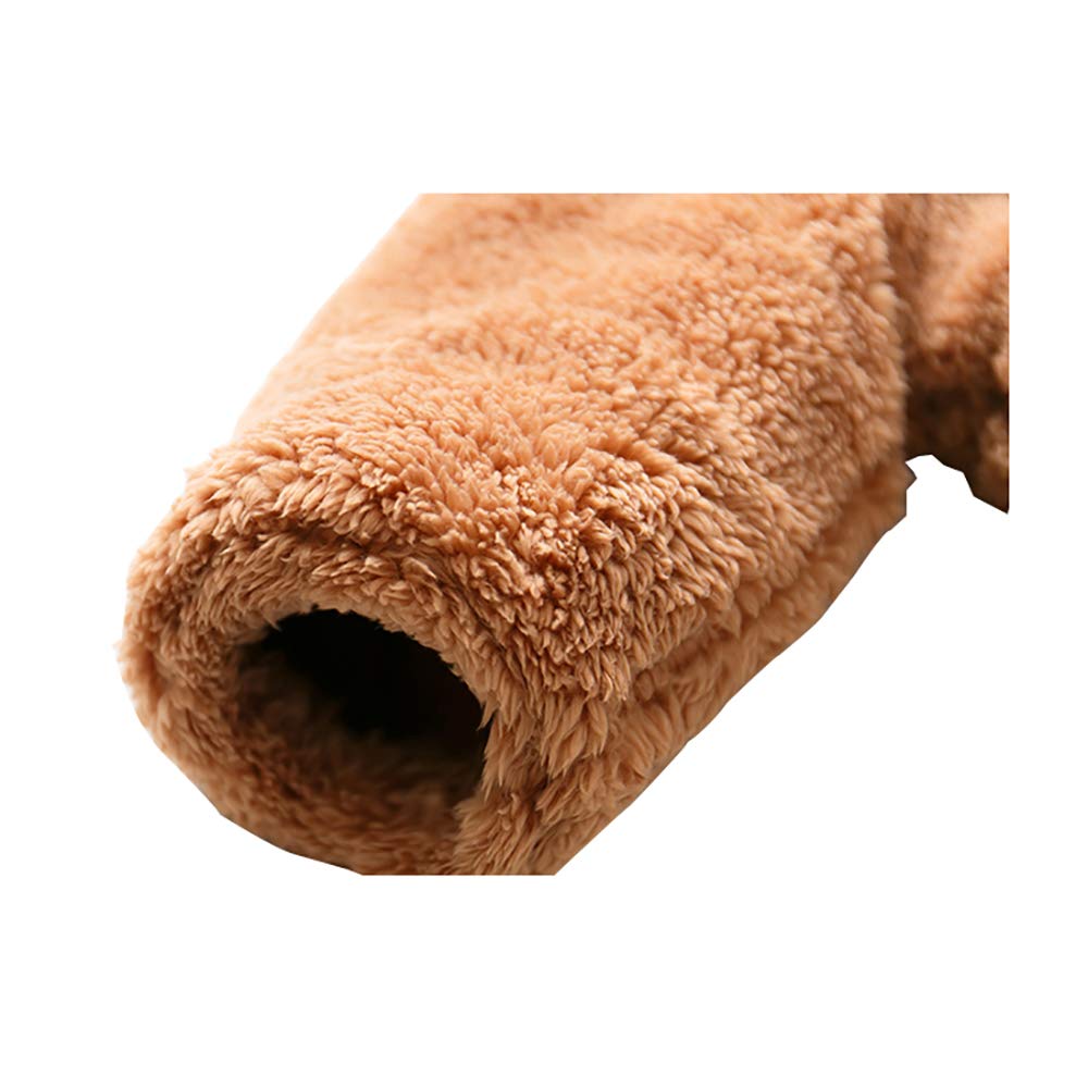 mikistory Infant Romper Newborn Unisex Costume for Baby Newborn Outfit Hoodie Winter Baby Outfits Bodysuits Brown Bear 7-10Months