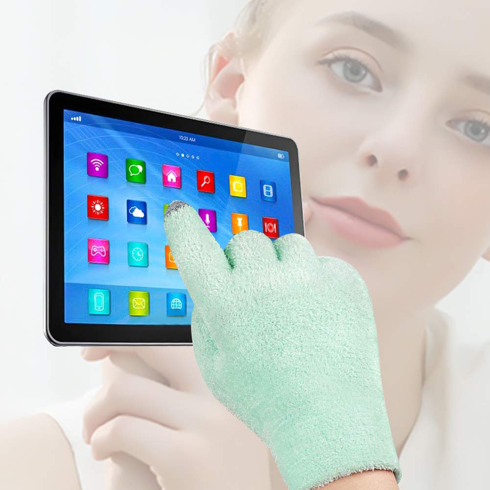 Touch Screen Moisturizing Spa Gloves & Gel Spa Gloves Moisturizing Whitening Exfoliating Beauty Hand Repair and Heal Eczema Cracked Dry Skin Care For Men and Women : Beauty