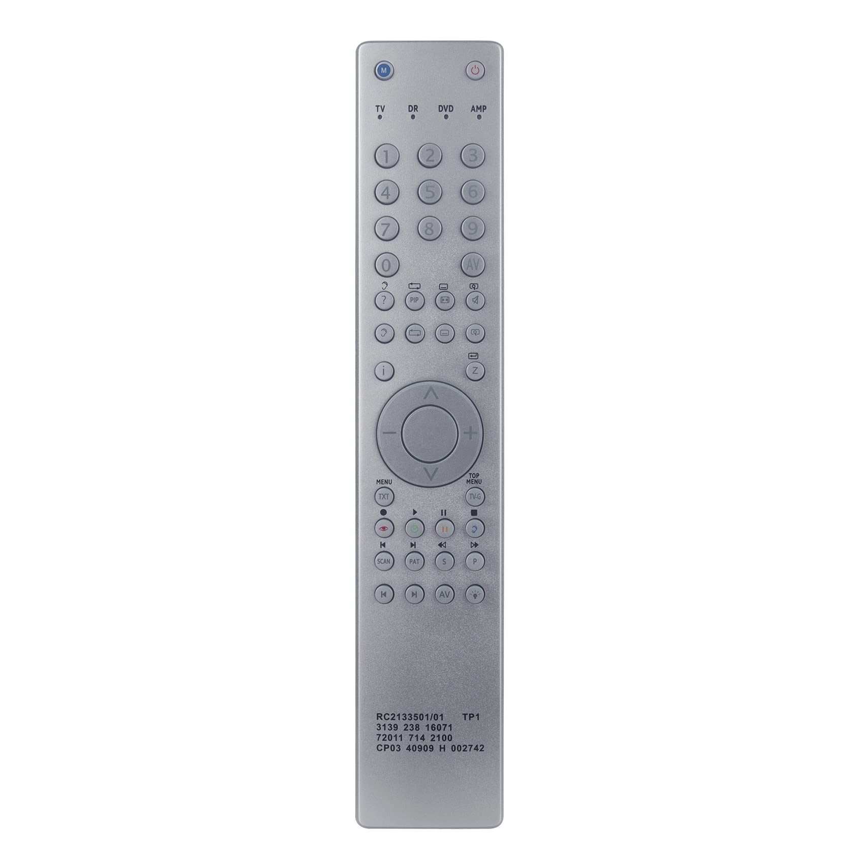 AULCMEET RC2133501/01 RC2133402/01 Replacement Remote Control Compatible with Grundig 4K OLED Smart TV/DVD 720117142100 TP1 RC2133501/01 313923816071 CP03 40909 H02742