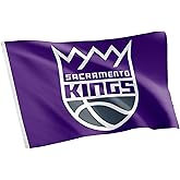 Desert Cactus Sacramento Kings Flag NBA 100% Polyester Indoor Outdoor 3x5 feet National Basketball Association Team Flags (Flag #1)