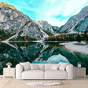 Wall Murals for Bedroom Beautiful Nature Norway Natural Landscape Large Removable Wallpaper Peel and Stick Wall Stickers - 66x96 inches
