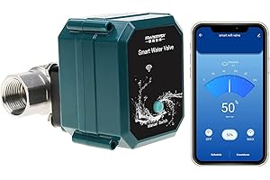 Frankever DN20 Smart Water Valve 3/4 inch WIFI Remote Control Faucet Timer for Hose Compatible with Alexa Google Home and Siri(WIFI,DN20(3/4"))
