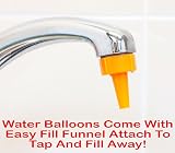 Toyland Water Balloons Pack of 200 with Water Filler Outdoor Summer Toys view 2
