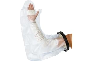 PEPE Mobility Waterproof Cast Cover Arm for Shower (37.5", Large), Reusable Protector for Broken Arm, Adult and Kids