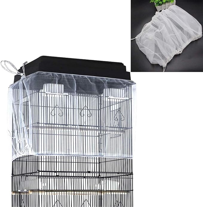 Bird Cage Seed Catcher Seeds 7413 n Guard Parrot Nylon