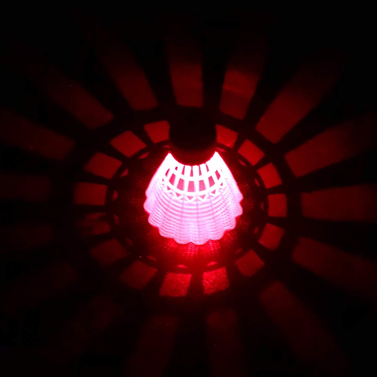 Senston LED Badminton Shuttlecocks Nylon, Dark Night Glow Badminton Ball Lighting for Outdoor Indoor Sports Activities 6 Pack : Sports & Outdoors