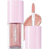 COLORGRAM Milk Bling Shadow 13 Spring Pink Ending | Pigmented Glistening Liquid Glitter Eyeshadow, Long-lasting Shimmer to Matte, Infused with different sized Glittery Pearls