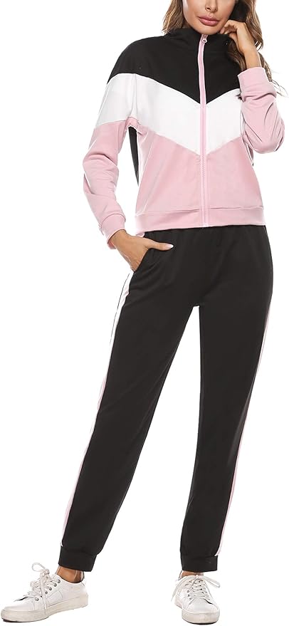 survetement femme rose