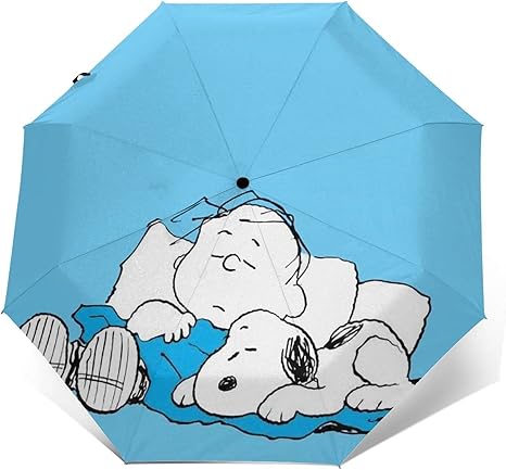 Amazon Co Jp スヌーピー 自動三つ折り傘 自動開閉 おりたたみ傘 梅雨対策 晴雨兼用 軽量 日傘 遮光 メンズ レディース 収納ポーチ付き ホーム キッチン